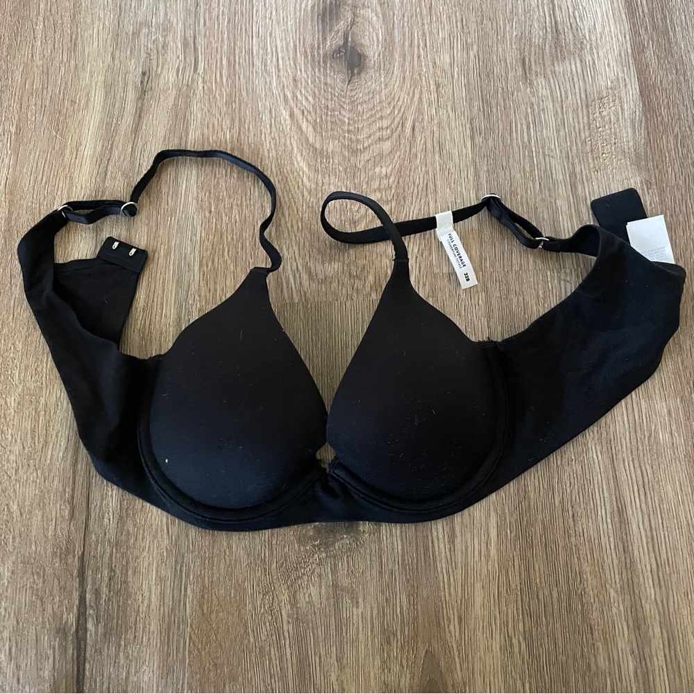 Aerie Sunnie Full Coverage Lightly Lined Bra NWT Black